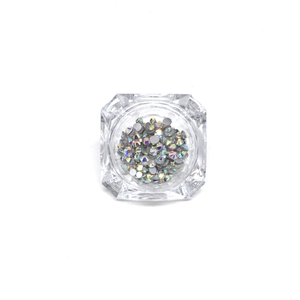 Mixed Sizes Crystal AB Flatback Nail Crystals - The Unicorn's DenCrystals