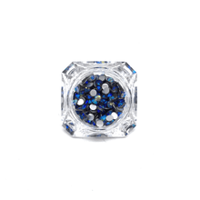 SS12 Black Diamond AB Flatback Crystals - 300 Crystals - The Unicorn's DenCrystals