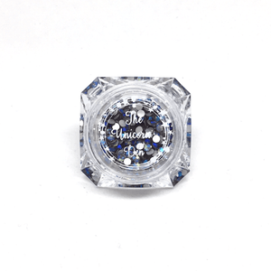 SS8 Black Diamond AB Flatback Crystals - 500 Crystals - The Unicorn's DenCrystals