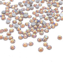 SS12 Peach AB Flatback Crystals - 300 Crystals - The Unicorn's DenCrystals