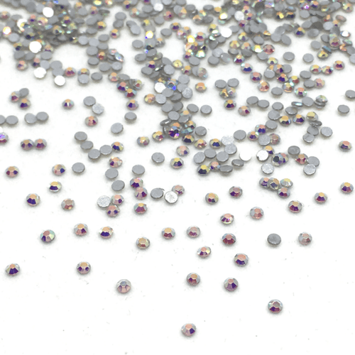 SS4 Crystal AB Flatback Crystals - 1440 Crystals - The Unicorn's DenCrystals