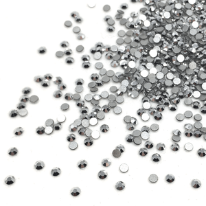 SS6 Silver Chrome Flatback Crystals - 1440 Crystals - The Unicorn's DenCrystals