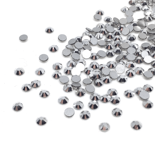 SS10 Silver Chrome Flatback Crystals - 300 Crystals - The Unicorn's DenCrystals