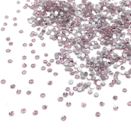 SS4 Light Rose Flatback Crystals - 1440 Crystals - The Unicorn's DenCrystals