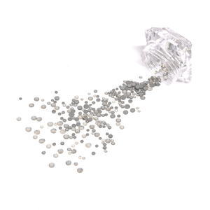 Mixed Sizes White Opal Flatback Crystals - 300 Crystals - The Unicorn's DenCrystals