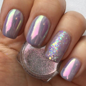 Opal Unicorn Chrome Powder for nails - The Unicorn's Denchrome