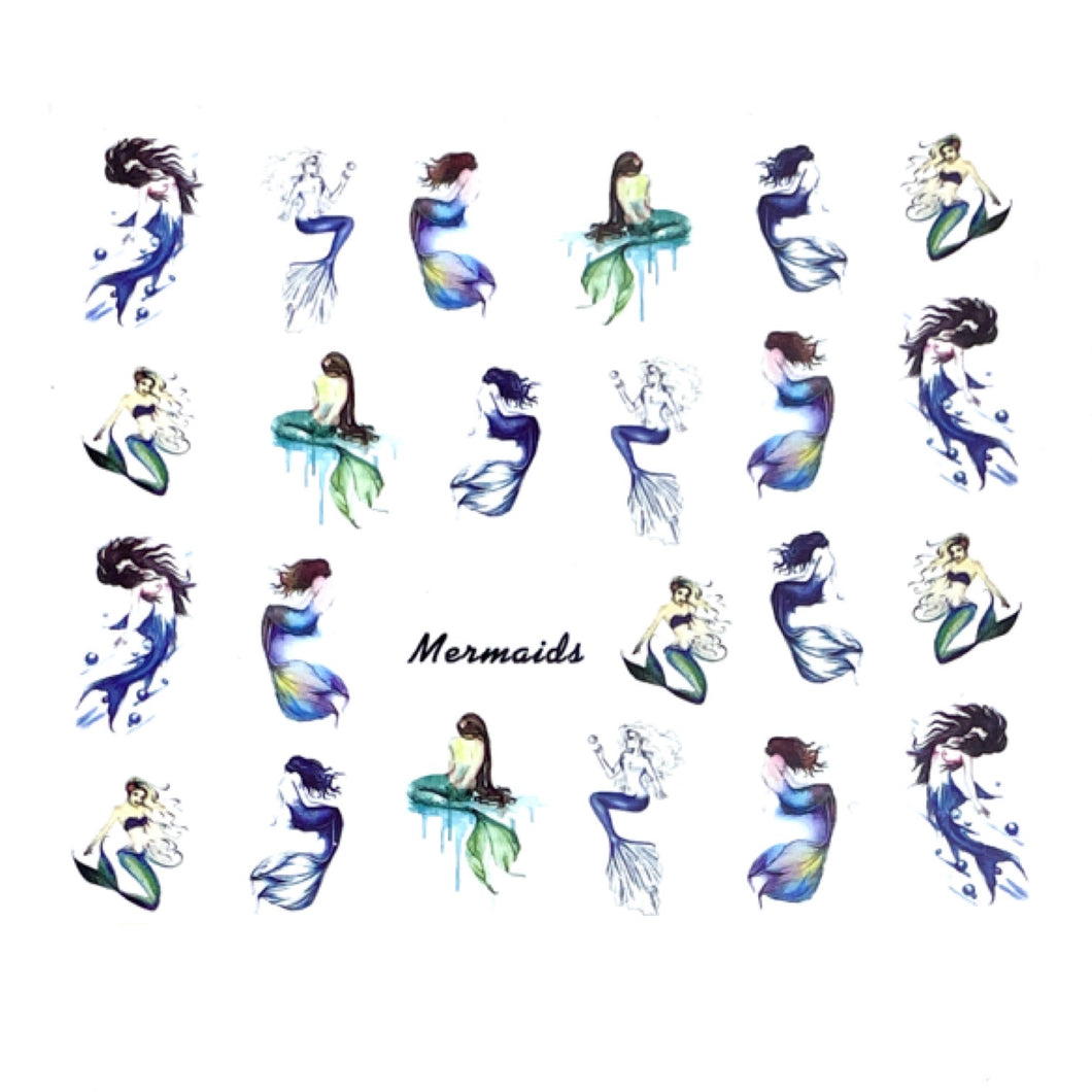 Mythical Mermaids - Water Decals for Nails - The Unicorn's DenWater Decals