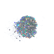 Super Holo Silver Extra Chunky Mix - Nail Glitter - The Unicorn's DenGlitter