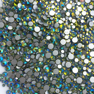 Olive AB Nail Crystals - Mixed Sizes - The Unicorn's DenCrystals