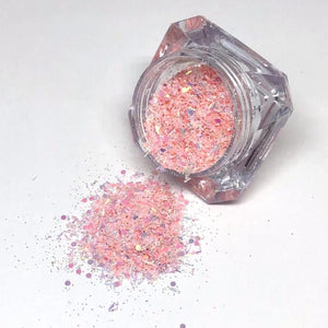 Pink Ice Tinsel Mix Nail Glitter - The Unicorn's DenGlitter
