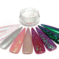 Emerald Unicorn Chrome Flakes - The Unicorn's Denchrome
