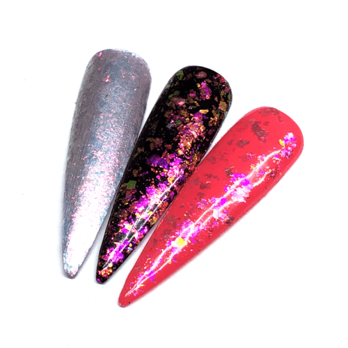 Pink/Gold Unicorn Chrome Flakes - The Unicorn's Denchrome