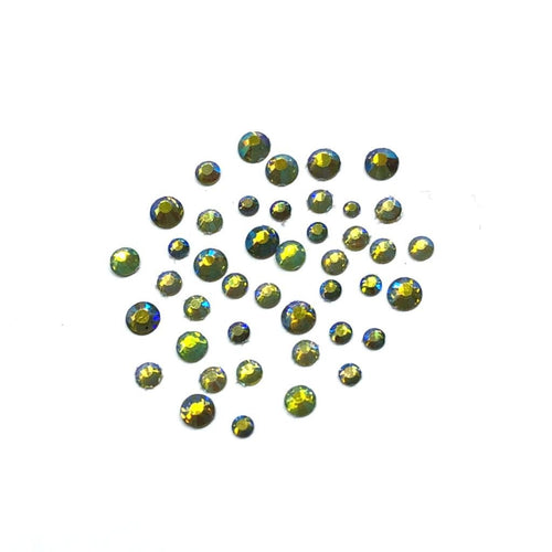 Olive AB Nail Crystals - Mixed Sizes - The Unicorn's DenCrystals