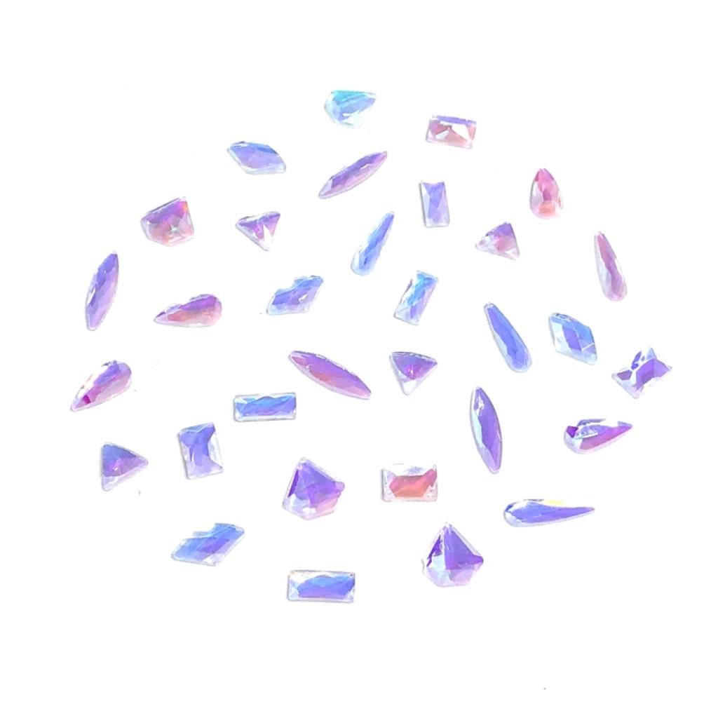 Unicorn Mixed Fancy Shaped Crystals for Nails - The Unicorn's DenCrystals