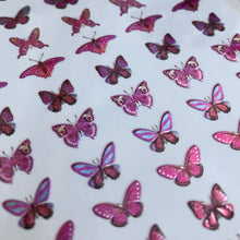 Pink Holographic Butterfly Nail Stickers - The Unicorn's DenNail Art