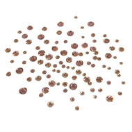 Rose Gold Nail Crystals - 300 Mixed Sized Crystals - The Unicorn's DenCrystals