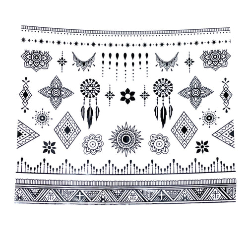 Polynesian Tribal Patterns - Water Decals for Nails - The Unicorn's DenWater Decals