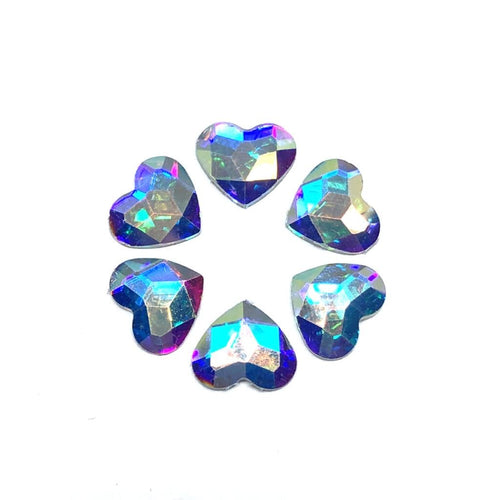 Crystal AB - Large Hearts - The Unicorn's DenCrystals