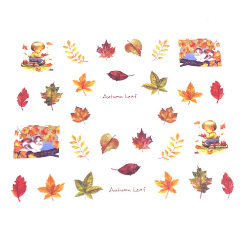 Autumn Finds - Water Decals for Nails - The Unicorn's Den