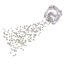 Mixed Sizes Silver Starlight Flatback Nail Crystals - The Unicorn's DenCrystals