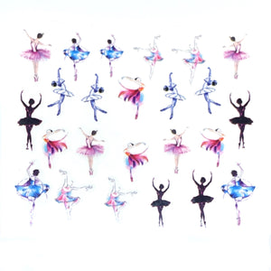 Ballet Dancers - Water Decals for Nails - The Unicorn's DenWater Decals