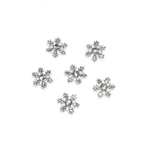 Snowflake Nail Embellishments With Crystals - The Unicorn's DenEmbellishments