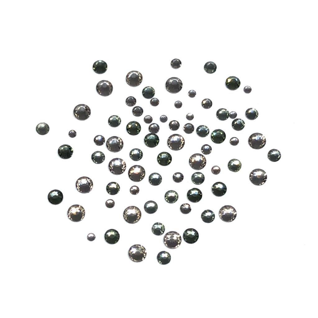 Black Diamond Nail Crystals - Mixed Sizes - The Unicorn's DenCrystals