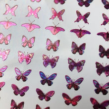Pink Holographic Butterfly Nail Stickers - The Unicorn's DenNail Art