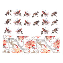 Oriental Birds - Water Decals for Nails - The Unicorn's DenWater Decals
