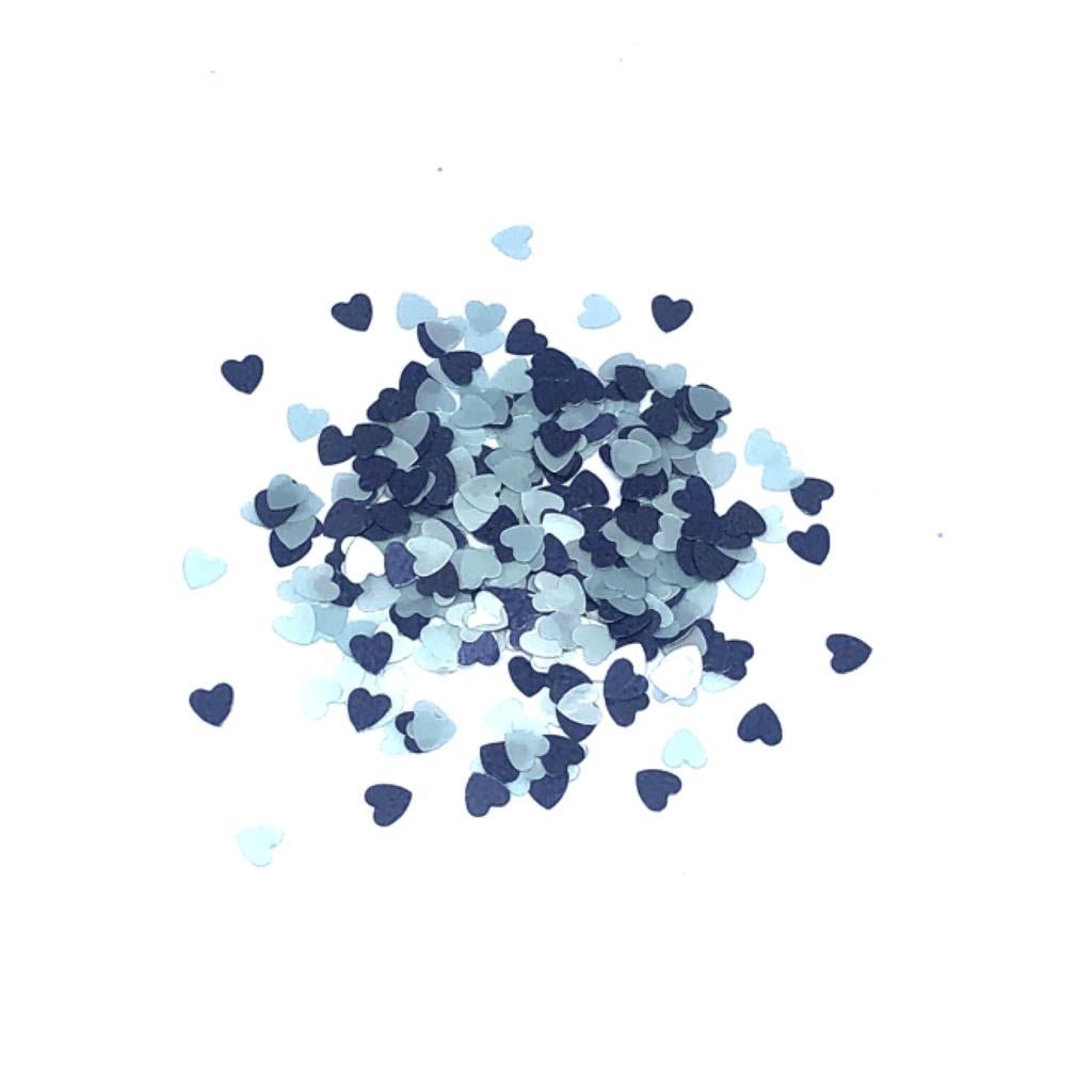 ‘Something Blue’ Heart Glitter - The Unicorn's DenNail Art
