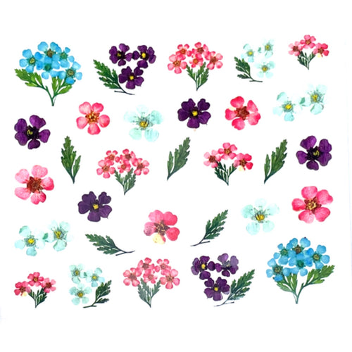 Summer Flowers - Water Decals for Nails - The Unicorn's DenWater Decals