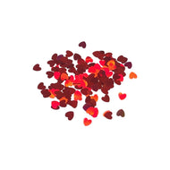 Holo Red Hearts - The Unicorn's DenNail Art