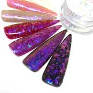 Amethyst/Sapphire Unicorn Chrome Flakes - The Unicorn's Denchrome