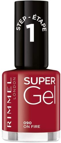 Rimmel London Super Gel- Nail Polish- 090 On Fire - The Unicorn's Dennail polish