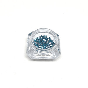 SS4 Aquamarine Flatback Crystals - 1440 Crystals - The Unicorn's DenCrystals