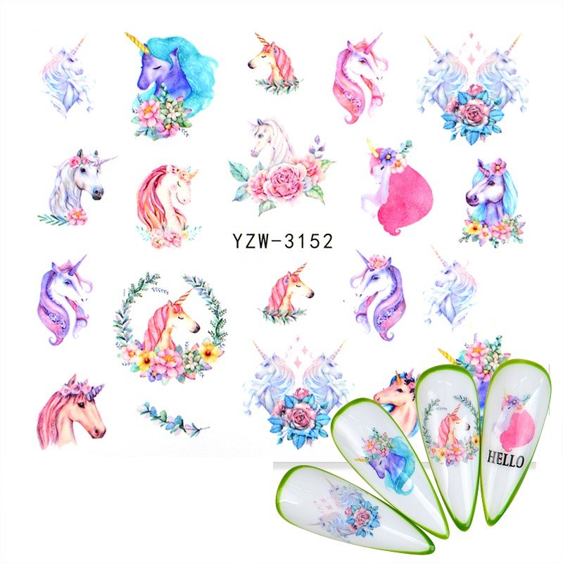 Magical Unicorn Nail Water Decal - The Unicorn's DenWater Decals